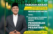 Tabligh Akbar Hari Santri di Masjid Raya An-Nur, KH. Cholil Nafis Bahas Peran Pesantren Bangun Peradaban