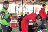 Masjid Raya Annur dan Baznas Riau Resmi Buka Layanan Servis dan Ganti Oli Motor Gratis untuk 400 Ojol