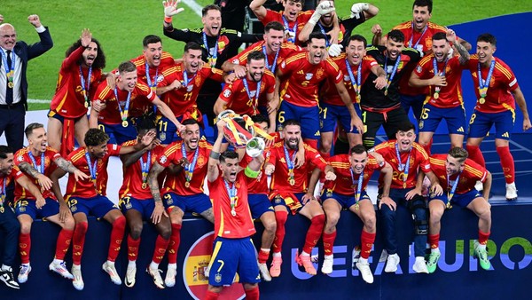 Spanyol Cetak Rekor Jadi Juara Piala Eropa Terbanyak Sepanjang Sejarah