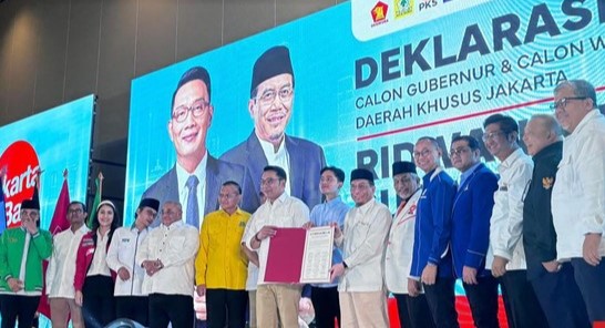 12 Partai Usung RK-Suswono: Anies dan PDIP Jadi Penonton di Pilkada DKI