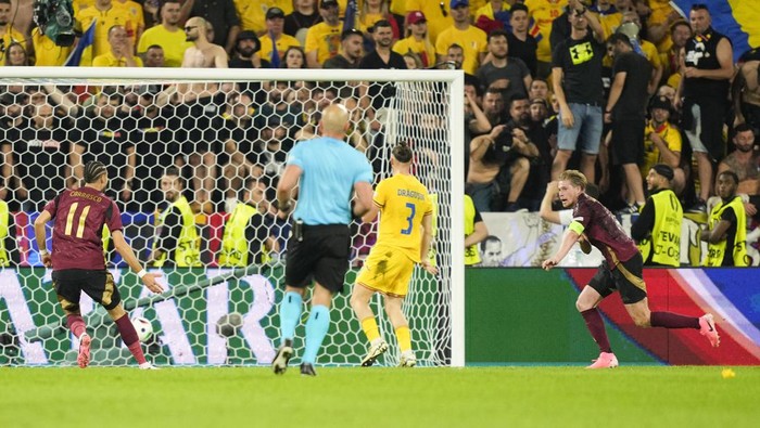 Belgia Tekuk Rumania 2-0: Peluang De Bruyne dkk Lolos ke 16 Besar Euro 2024 Terbuka Lebar