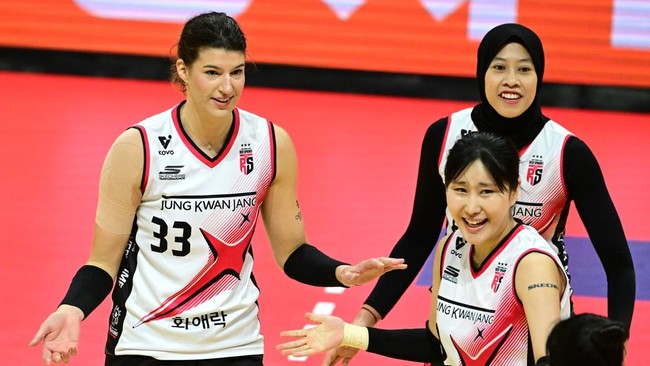 Red Sparks vs IBK Sore Ini: Momen Megawati Bangkit Kejar Ketertinggalan