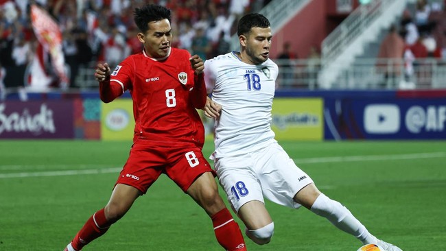 Laju Indonesia di Piala Asia U-23 Terhenti, Kalah 0-2 dari Uzbekistan