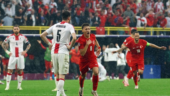 Turki Hajar Georgia 3-1 di Euro 2024