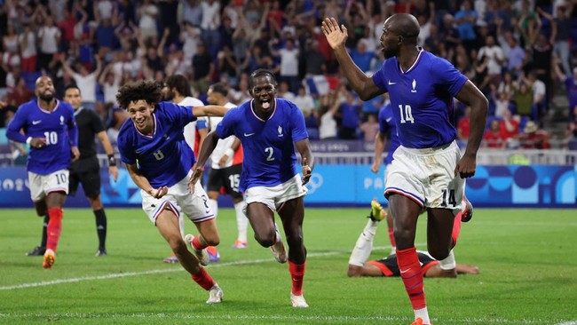 Hancurkan Mimpi Mesir, Timnas Prancis Bertemu Spanyol di Final Olimpiade 2024