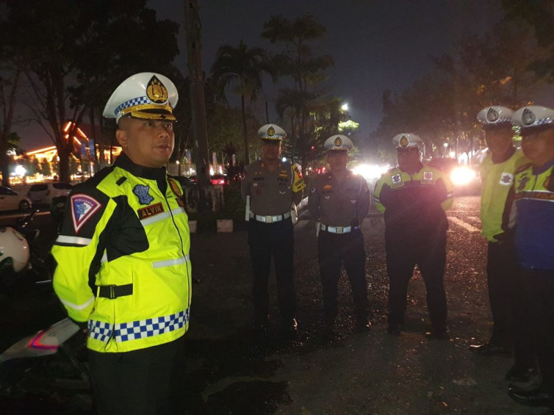 Polisi Razia Balapan Liar di Pakanbaru, 34 Motor Trondol Diamankan