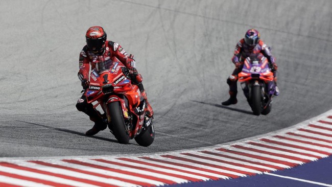 Bagnaia Pole, Marquez Kecelakaan di Kualifikasi MotoGP San Marino