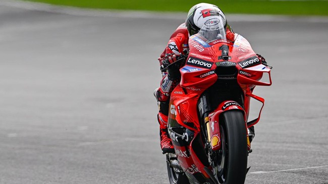 Bagnaia Pole, Marquez Terjatuh saat Kualifikasi MotoGP Belanda
