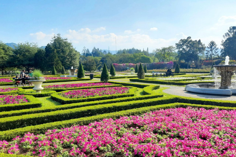 Taman Bunga Nusantara Cianjur: Serasa Keliling ke Seluruh Taman Tercantik di Penjuru Dunia