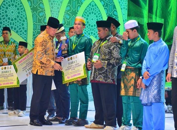 Toreh Delapan Prestasi di STQH Nasional 2025, Riau Bertengger di Posisi 5 Besar