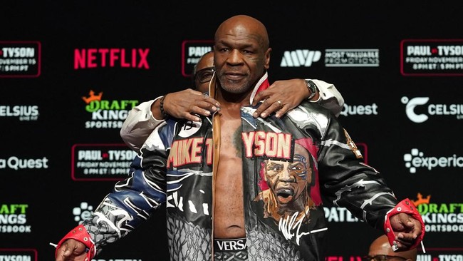 Segini Bayaran Mike Tyson untuk Lawan Jake Paul